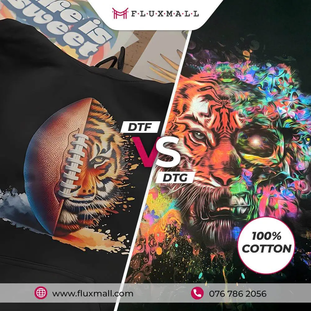 máy in kỹ thuật số DTG: đầu ra chất lượng